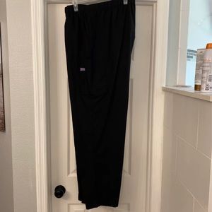 Black scrub pants